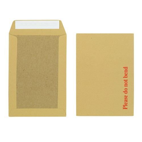 Initiative Envelope Boardbacked Peel n Seal 250x176mm 115gsm Manilla Pack 125