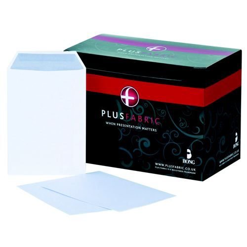 Plus Fabric C4 Envelopes 120gsm Self Seal White (Pack of 250) L26370