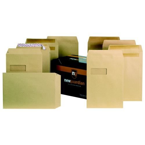 New Guardian Envelope C4 Press n Seal Pocket 324x229mm 130gsm Manilla Pack 250
