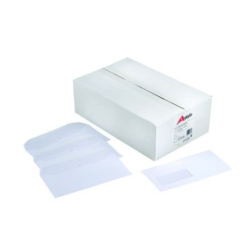 Autofil Envelope White Wove 90gm C5 162x229mm Gummed Flapped Window 72Up 15Lhs Boxed 500