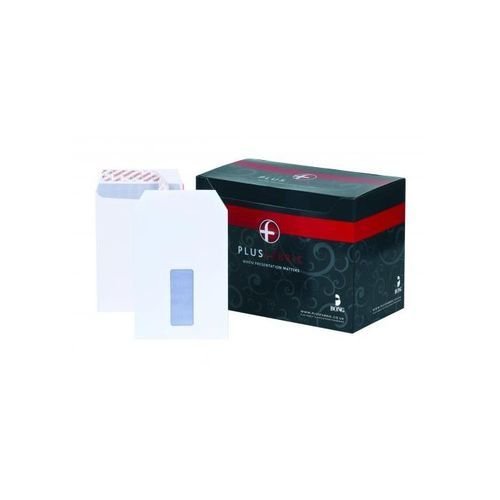 Plus Fabric C5 Window Envelopes 110gsm Peel and Seal White (Pack of 500) E24970