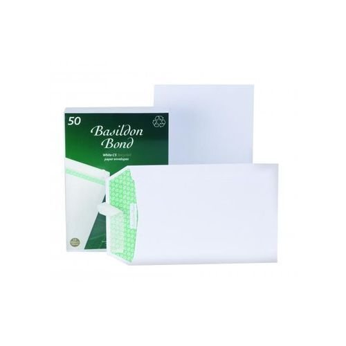 Basildon Bond Envelope C5 Shrinkwrap White 120gsm Pack 50
