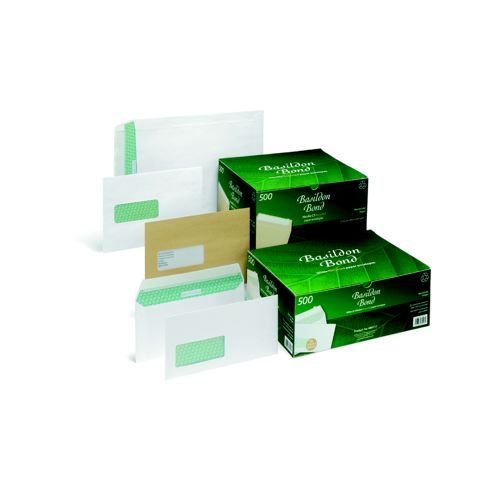 Basildon Bond Envelope C5 Window White 120gsm Pack 500