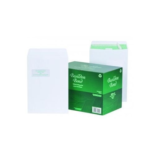 Basildon Bond Envelope C4 Window White 120gsm Pack 250