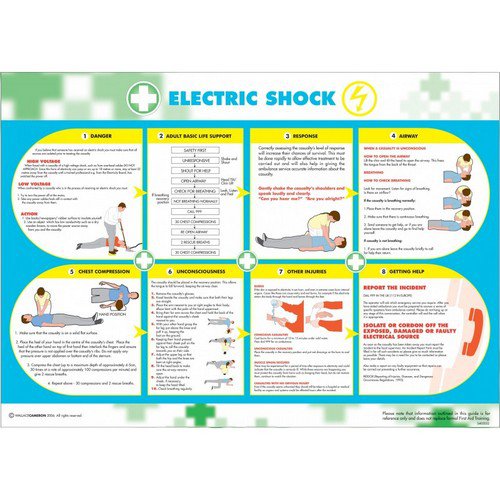 Electric Shock Safety Poster