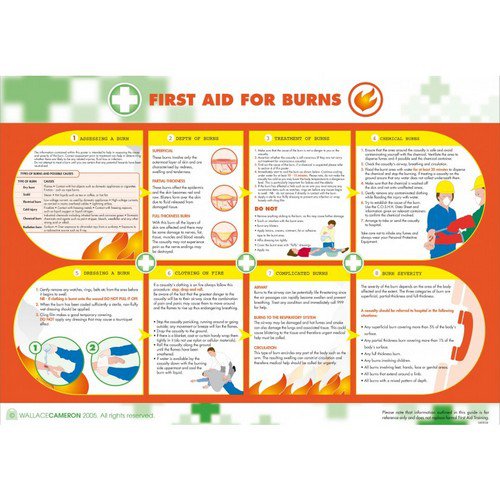 Burns Safety Poster