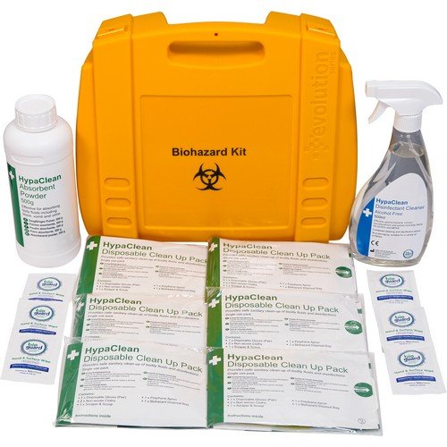 Comprehensive Kit For Cleaning Biohazard Spills