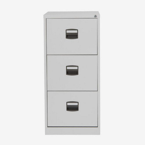 Bisley AOC Filing Cabinet 3 Drawer Light Grey Filing Cabinets FC1418
