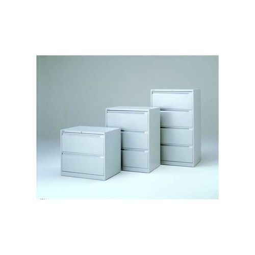 Bisley Side Filer Cabinet 4 Drawer Grey