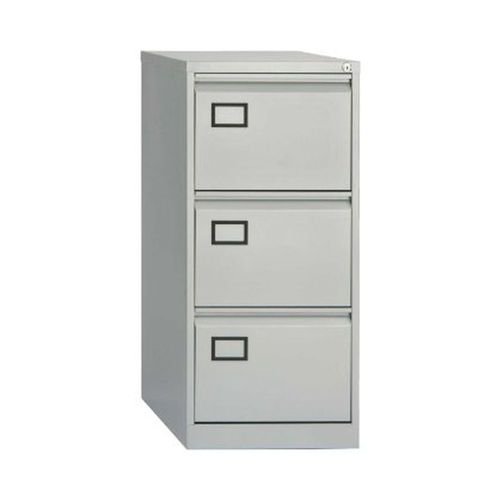 Initiative Steel Filing Cabinet 3 Drawer Goose Grey