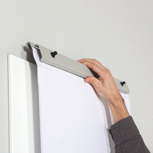 BiOffice Spring Loaded Aluminium Paper Clamp Drywipe Board Accessories FP8283