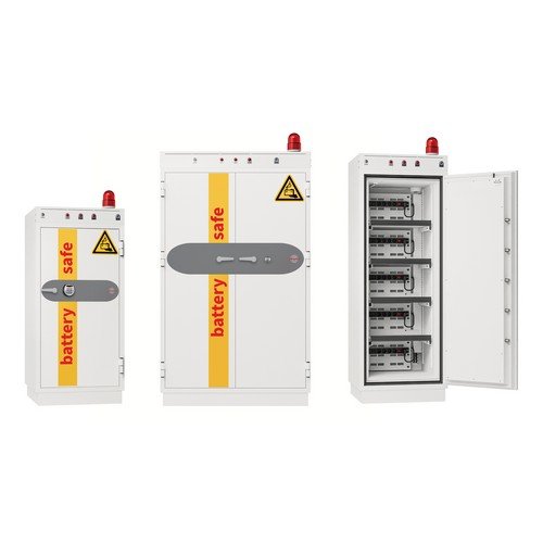 Phoenix Battery Commander Pro BS1946E Size 6 Battery Safe with Electronic Lock VDMA Certified