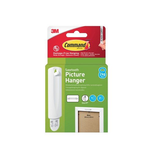Command Sawtooth Picture Hanger 1 Hook 2 Strips 7100336642