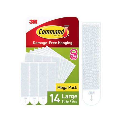 Command Picture Hanging Strips White Large Pack of 14 7100349354