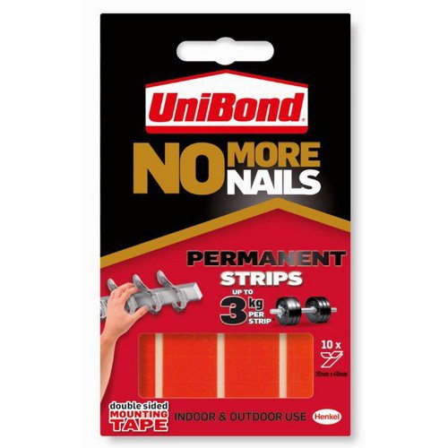 No More Nails Mounting Tape Permanent Strips Adhesive Pads & Tack GL1506