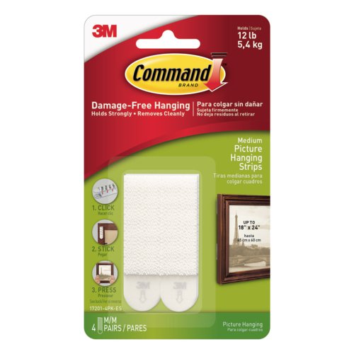 Command Picture Hanging Strips Medium Pack 4