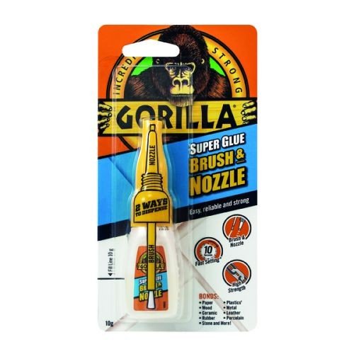 Gorilla Super Glue 10g Brush & Nozzle