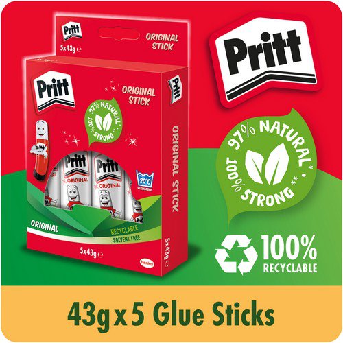 Pritt Stick Glue Solid Washable NonToxic Large 43g