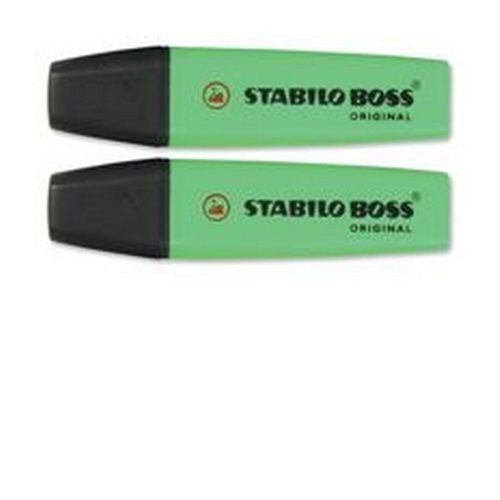 Stabilo Boss Highlighters Chisel Tip 25mm Line Green Highlighters HI4032