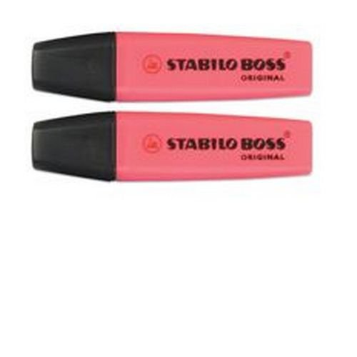 Stabilo Boss Highlighters Chisel Tip 25mm Line Pink Highlighters HI4033
