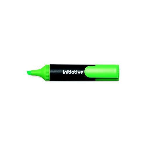 Initiative Water Based Highlighters Wedge Shaped Tip Green