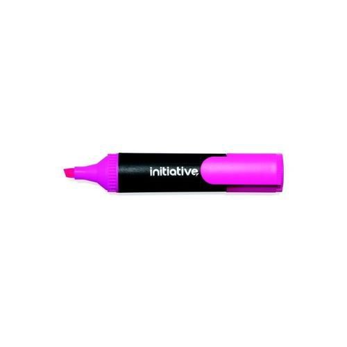 Initiative Water Based Highlighters Wedge Shaped Tip Pink