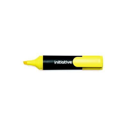 Initiative Water Based Highlighters Wedge ShapedTip Yellow Highlighters HI8544