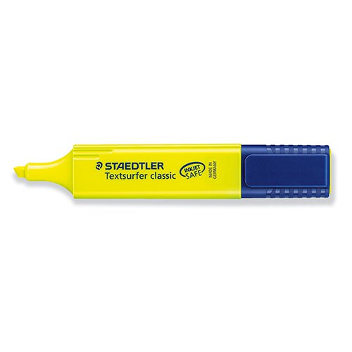 Staedtler Textsurfer Classic Highlighter Lightfast Inkjetsafe Line Width 2.54.7mm Yellow