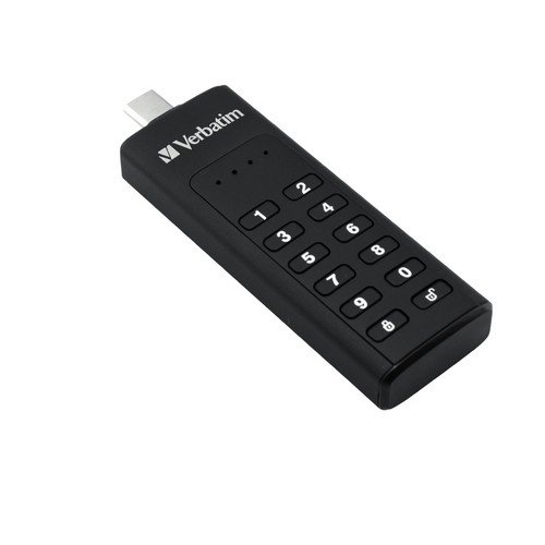 Verbatim Keypad Secure USB 3.0 Drive with 256bit AES Hardware Encryption USB A 32GB