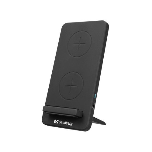 With Sandberg Wireless Charger Stand 10W Is A Stylish Stand And A Wireless Charger.