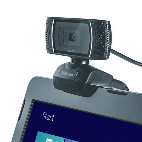 Trust Trino HD Video Webcam (Recording in 720p Dual Function 8 Megapixel Camera) 18679