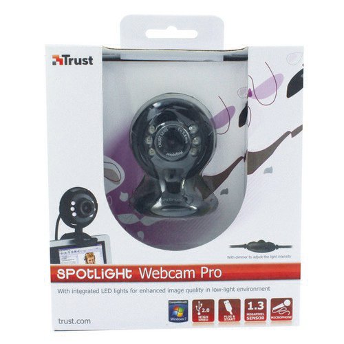 Trust Spotlight Webcam Pro Black Webcams HW1288