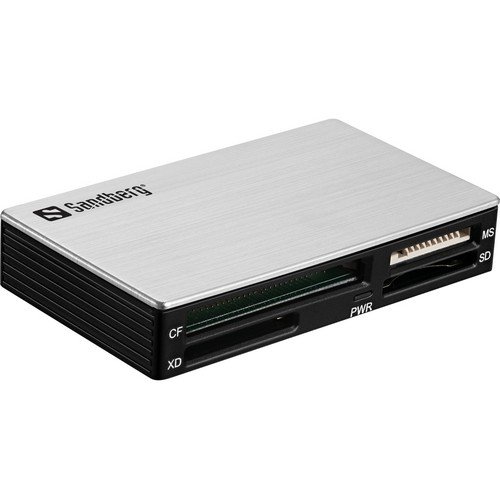 Sandberg USB 3.0 Multi Card Reader offers highest speed and elegant design for multiply card types.