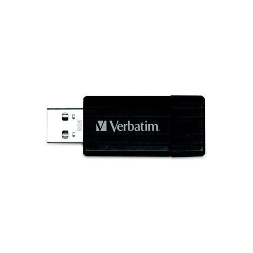 Verbatim PinStripe USB Drive 8gb Black USB Memory Sticks HW2283