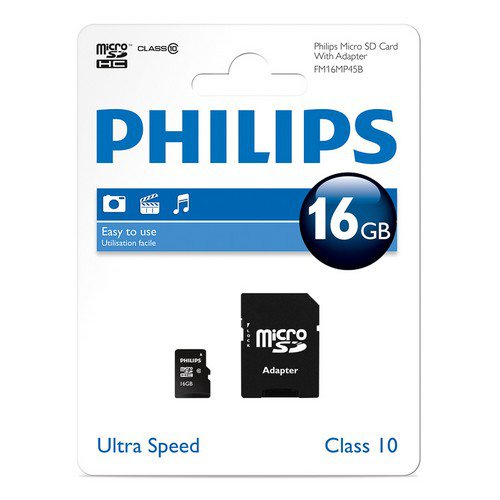 Philips SDHC Class 10 Memory Card 16GB