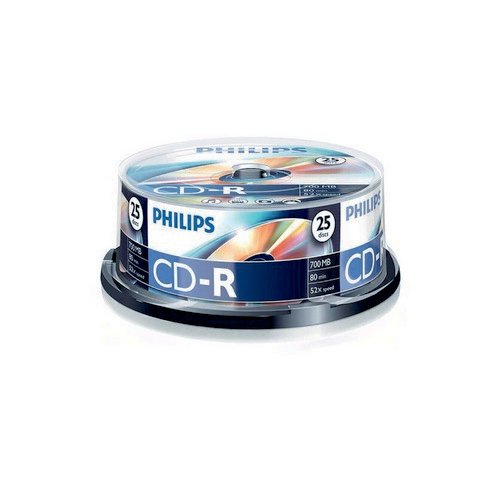 Philips CD-R 700mb 52x Spindle 25 Disks