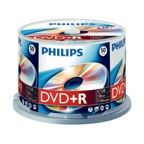Philips DVD+R 4.7GB 16x Jewel Case 10 Disks