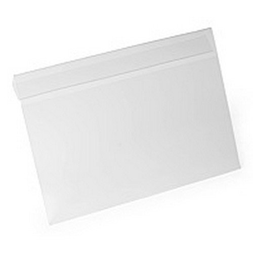 Durable Document Sleeve with Fold Extra Hard A4 Landscape Pack of 10