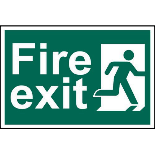 Spectrum FIRE EXTINGUISHER PVC Self Adhesive Safety Sign 300 x200 1351 