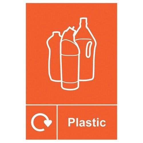 Spectrum Industrial Recycle Sign Plastic 150x200mm SAV 18156