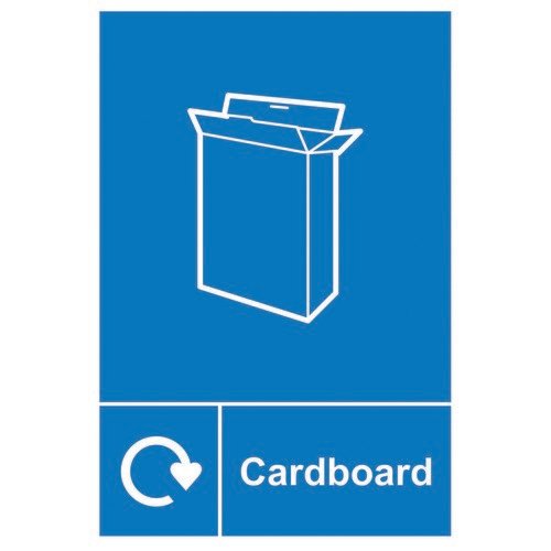 Spectrum Industrial Recycle Sign Cardboard 150x200mm SAV 18144