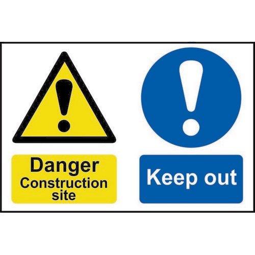 Spectrum Danger Construct Site Sign