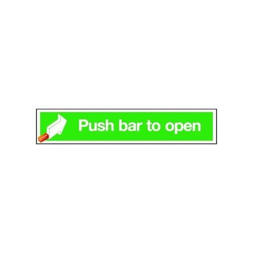 Push Bar To Open 75x600mm Self Adhesive