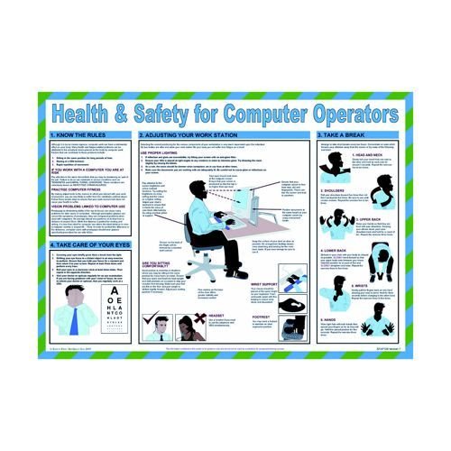 Health & Safety for Computer Operators 594 x 420mm