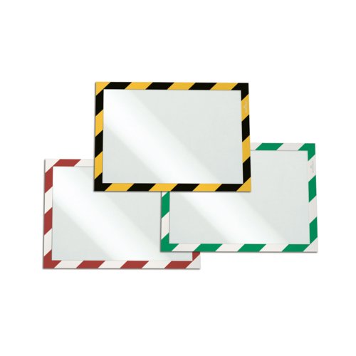 Durable Duraframe Security A4 Yellow and Black PK2