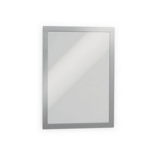 Durable Duraframe Magnetic A4 Silver Pack 5