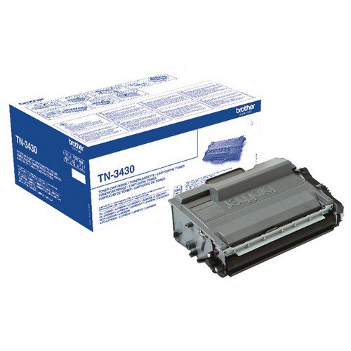 Brother TN3430 Toner Cartridge Yield 3000 Pages Black