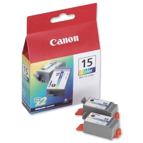 Canon Cartridge Twin Pack Colour BCI-15C 8191A002AA