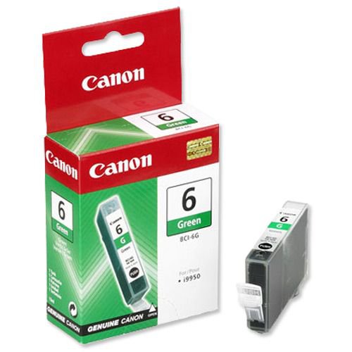Canon Bci-6G Green Ink Cartridge