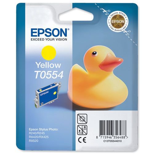 Epson R420/5 Inkjet Cartridge Yellow C13T055440